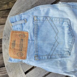 Vintage 80s Gitano Ladies' Light Wash Denim Shorts